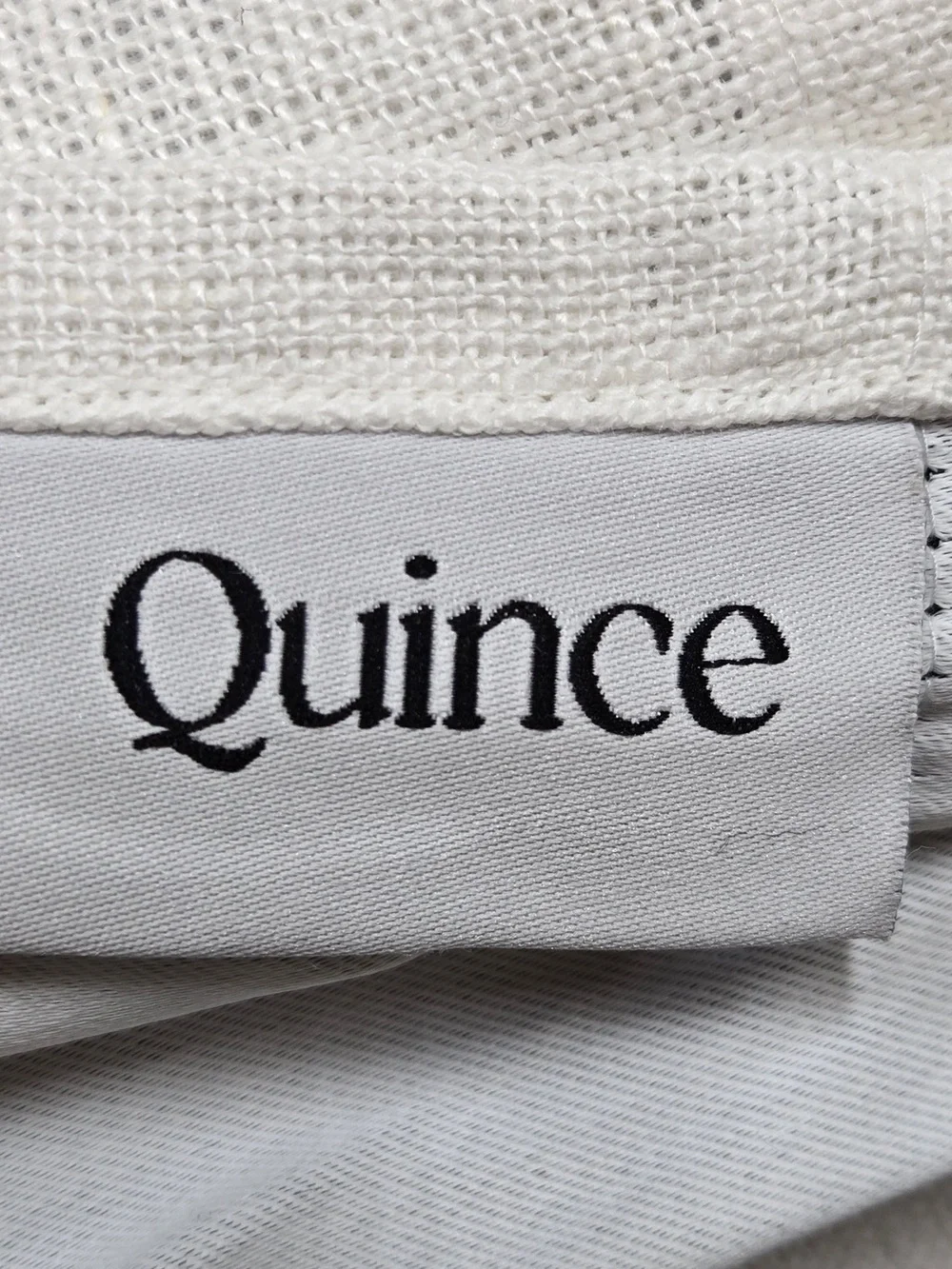 NWT QUINCE Set 2 48x96 Heavyweight European Linen Room Darkening Curtains 9954